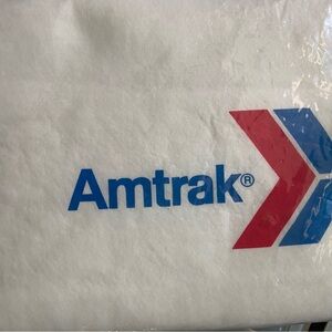 AMTRAK Souvenir Travel Throw Blanket